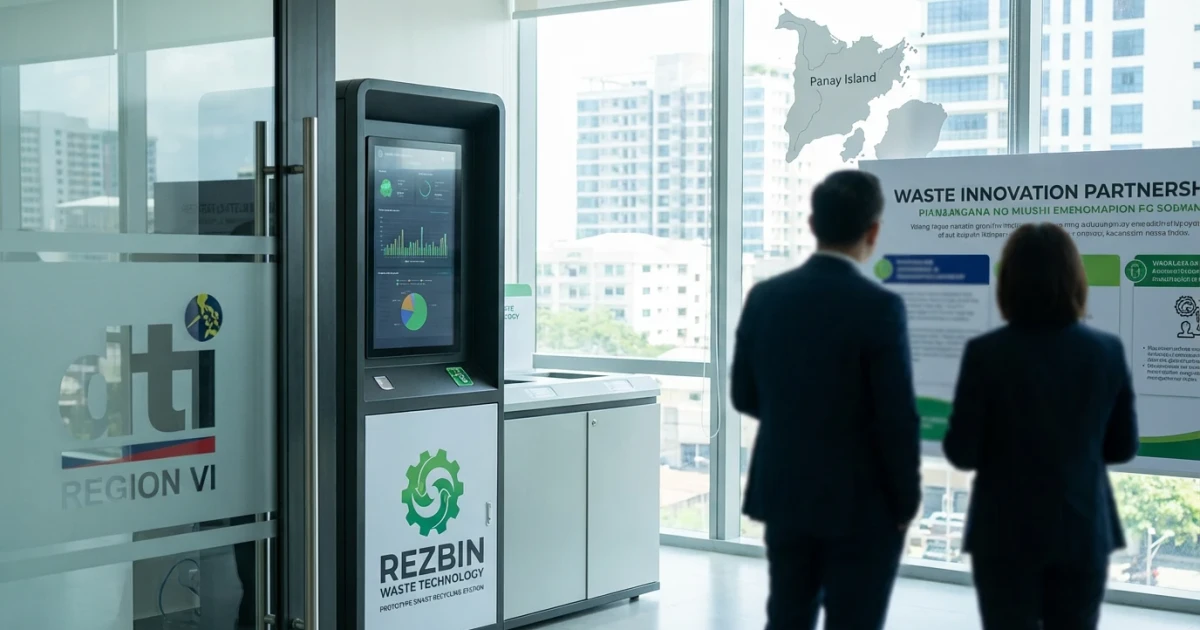 DTI Region VI Adopts Iloilo Startup’s Waste Tech Solution