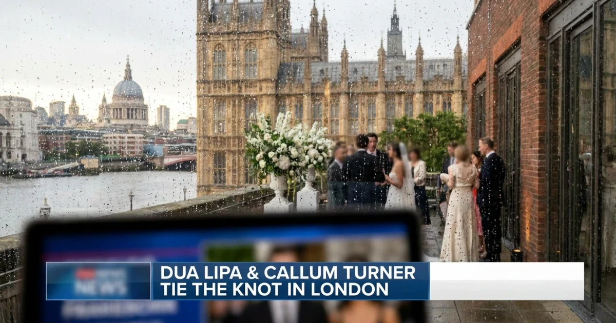 Dua Lipa Marries Callum Turner in Intimate London Wedding