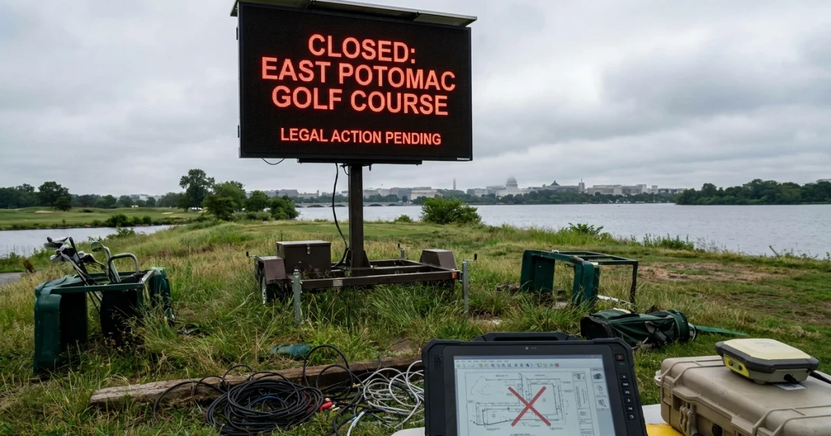 East Potomac Golf Course Closure Raises Legal, Historic Concerns