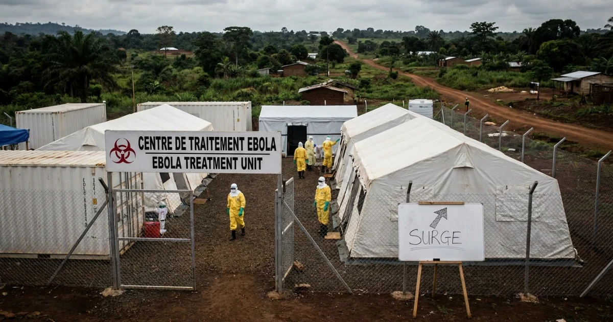 Ebola Cases Triple in DRC as WHO Issues Rapid Spread Warning