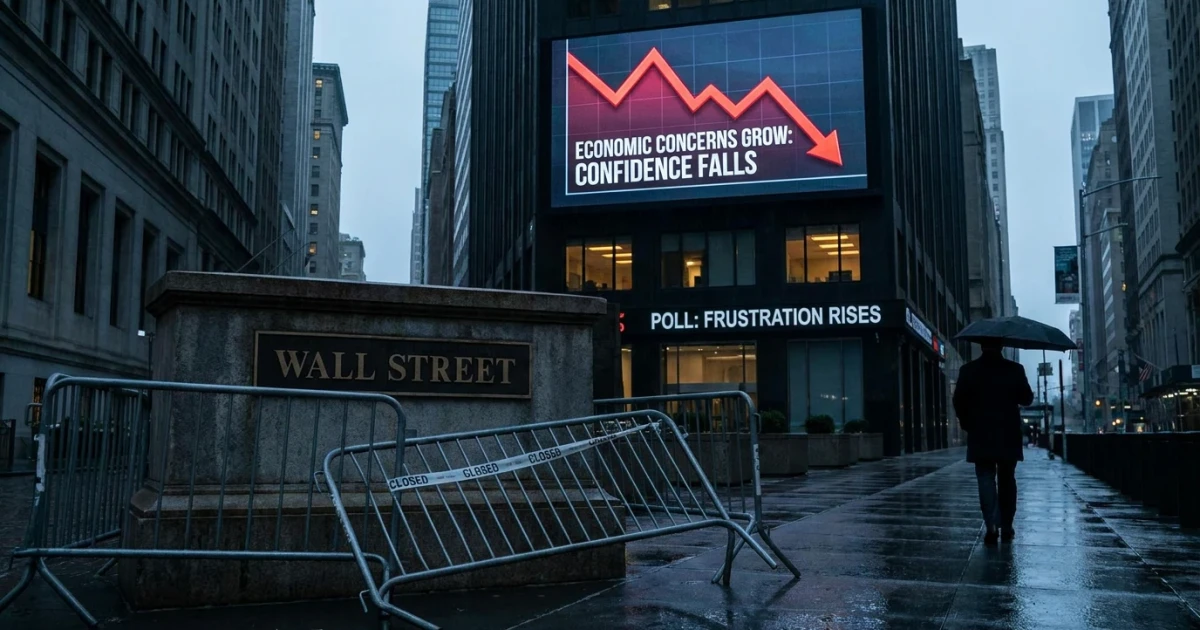 Economic Stress Rises as Confidence in Trump’s Approach Falls