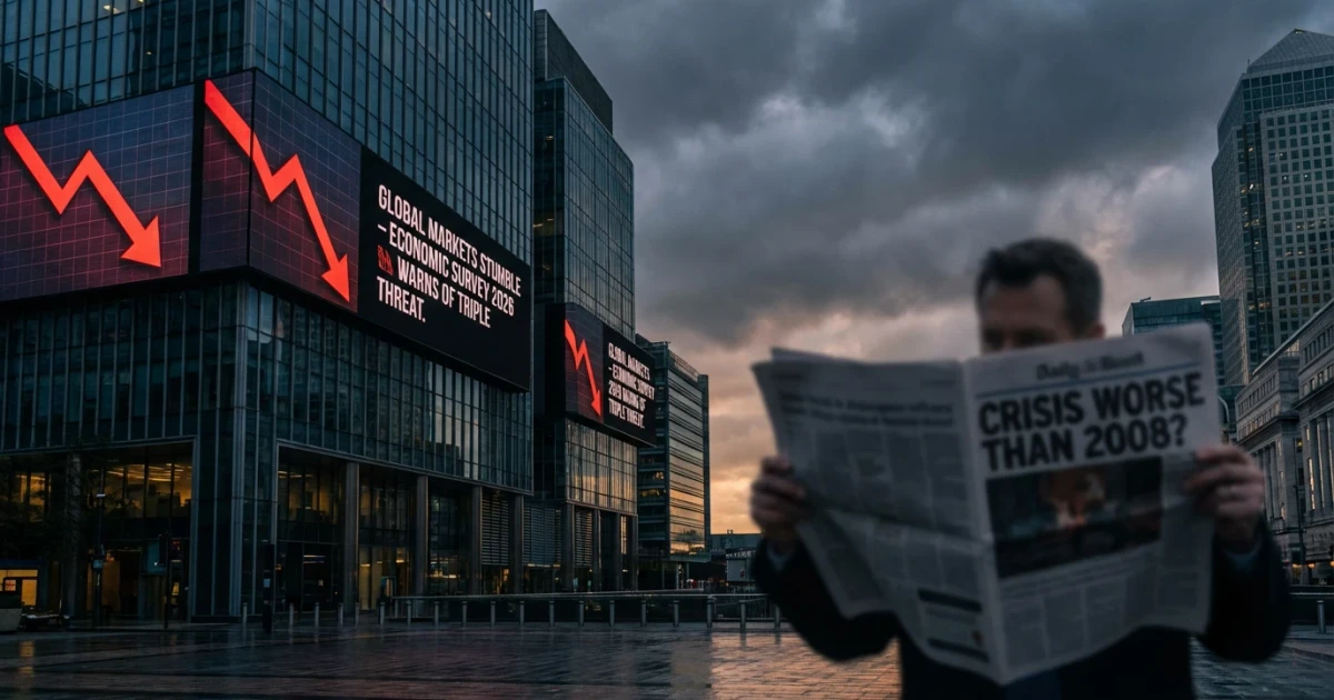 Economic Survey 2026 Flags Top 3 Global Risks: Worse Than 2008?