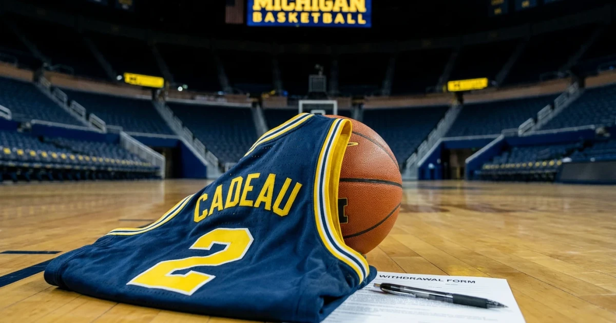 Elliot Cadeau Withdraws from NBA Draft, Returns to Michigan