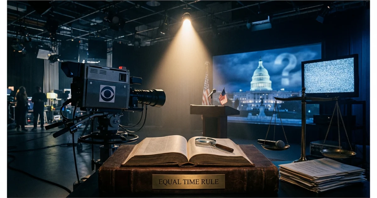 Colbert and CBS Face Scrutiny Over Equal Time Rule Dispute