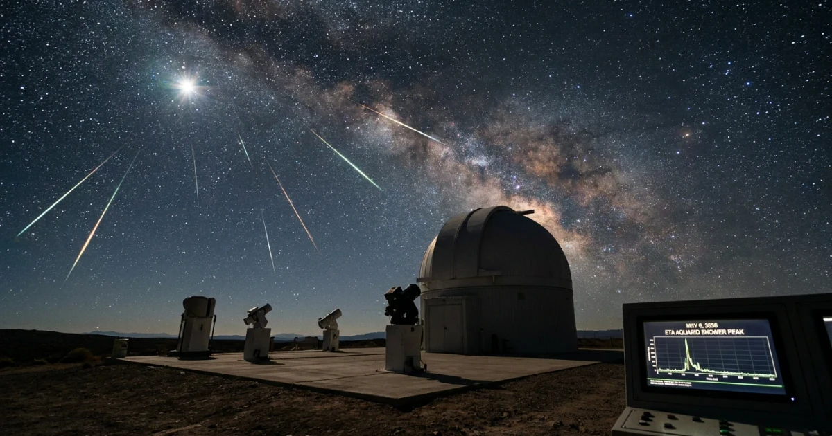 Eta Aquarid Meteor Shower 2026 Peaks Tonight: Viewing Guide