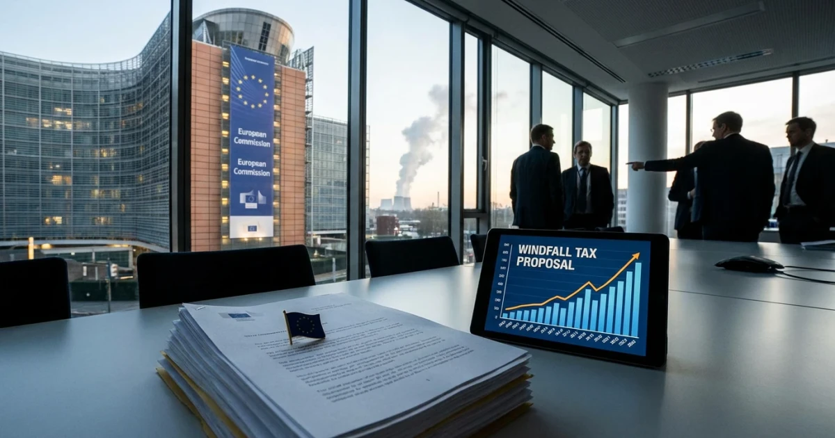 EU Ministers Propose Windfall Tax on Energy Firms