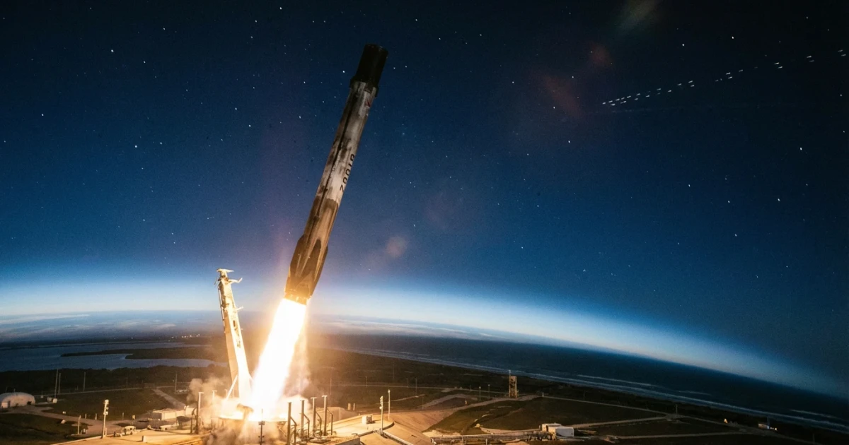 Falcon 9 Sets Reuse Record with 33rd Starlink Launch