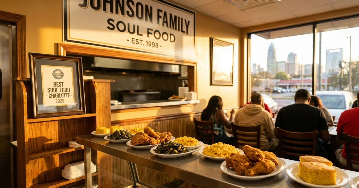 Family-Owned Restaurant Named Charlotte's Best Soul Food Spot