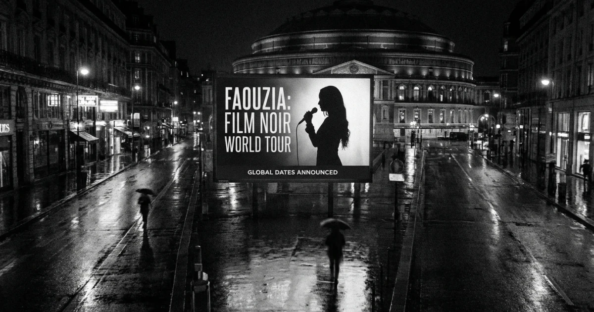 Faouzia Brings Film Noir Tour to Global Stages