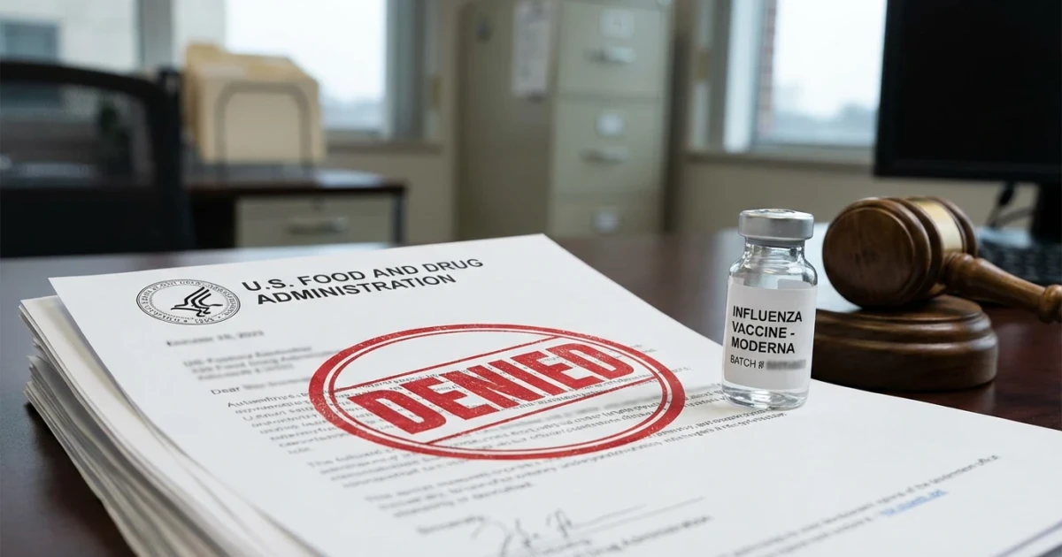 FDA Chief Blocks Moderna Flu Vaccine Approval