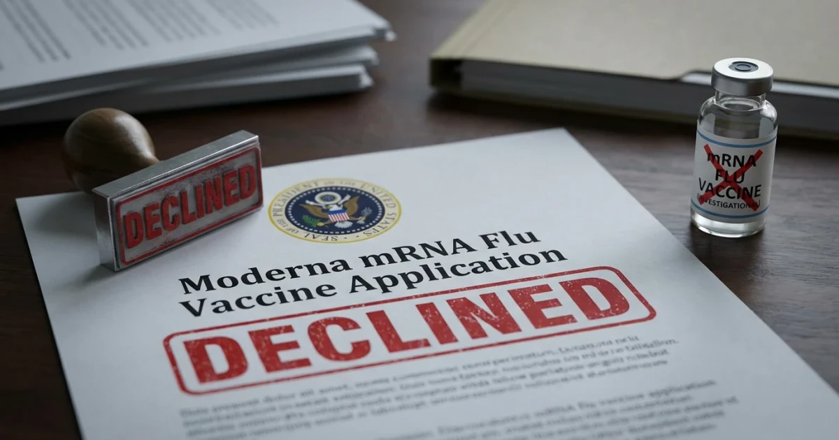 FDA Declines Review of Moderna's mRNA Flu Vaccine