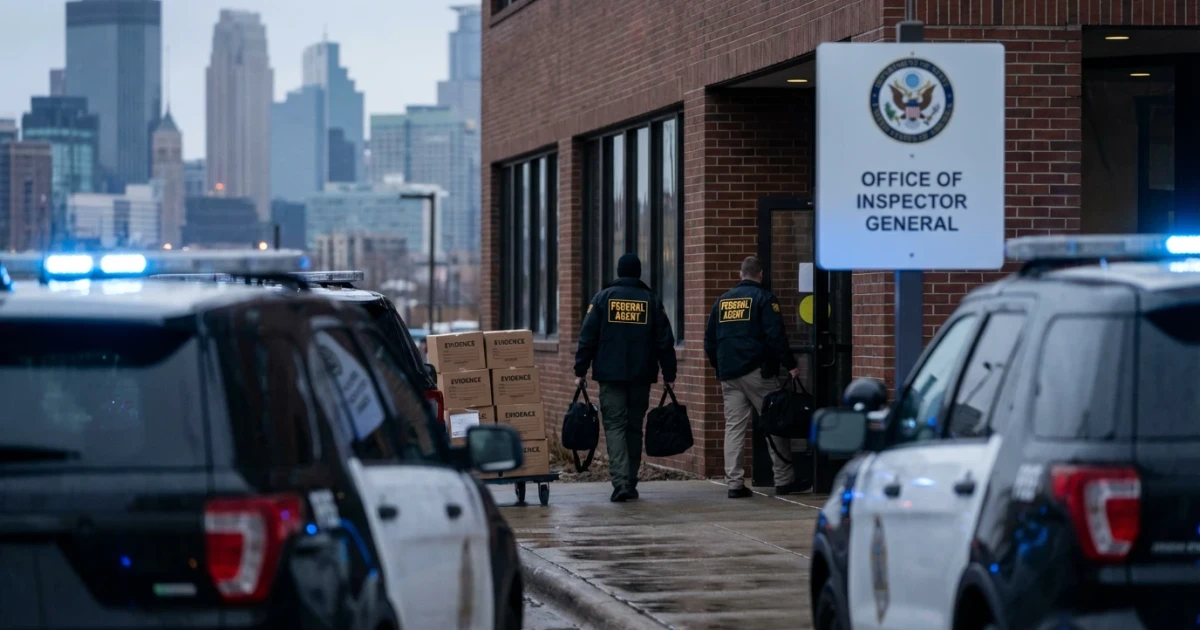 Federal Agents Raid Minneapolis in Minnesota Welfare Fraud Probe