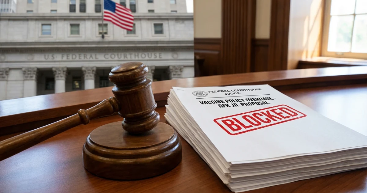 Judge Blocks RFK Jr.’s Vaccine Policy Overhaul