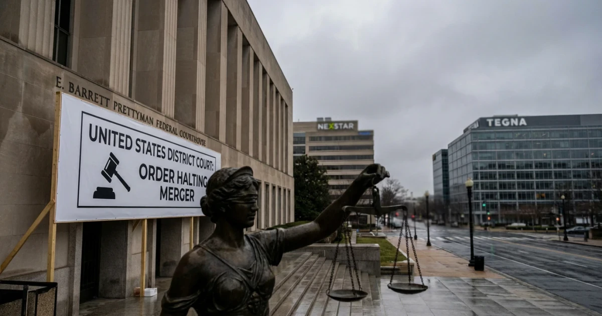 Federal Judge Blocks Nexstar-Tegna $6B TV Merger