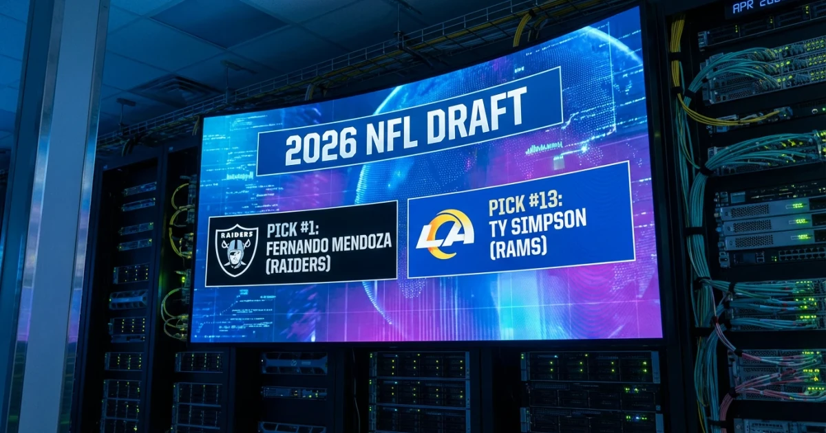 Fernando Mendoza Goes No. 1; Rams Pick Ty Simpson at 13