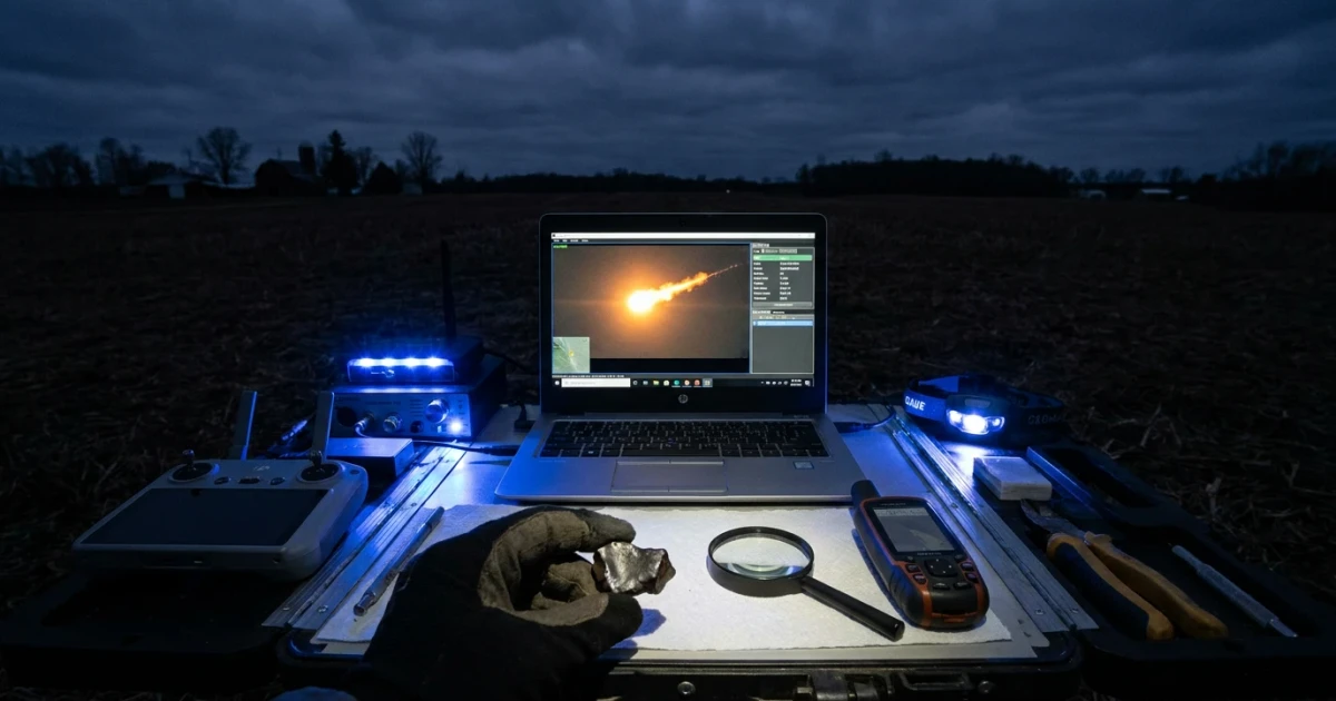 Fireball Over Michigan Sparks Meteorite Search