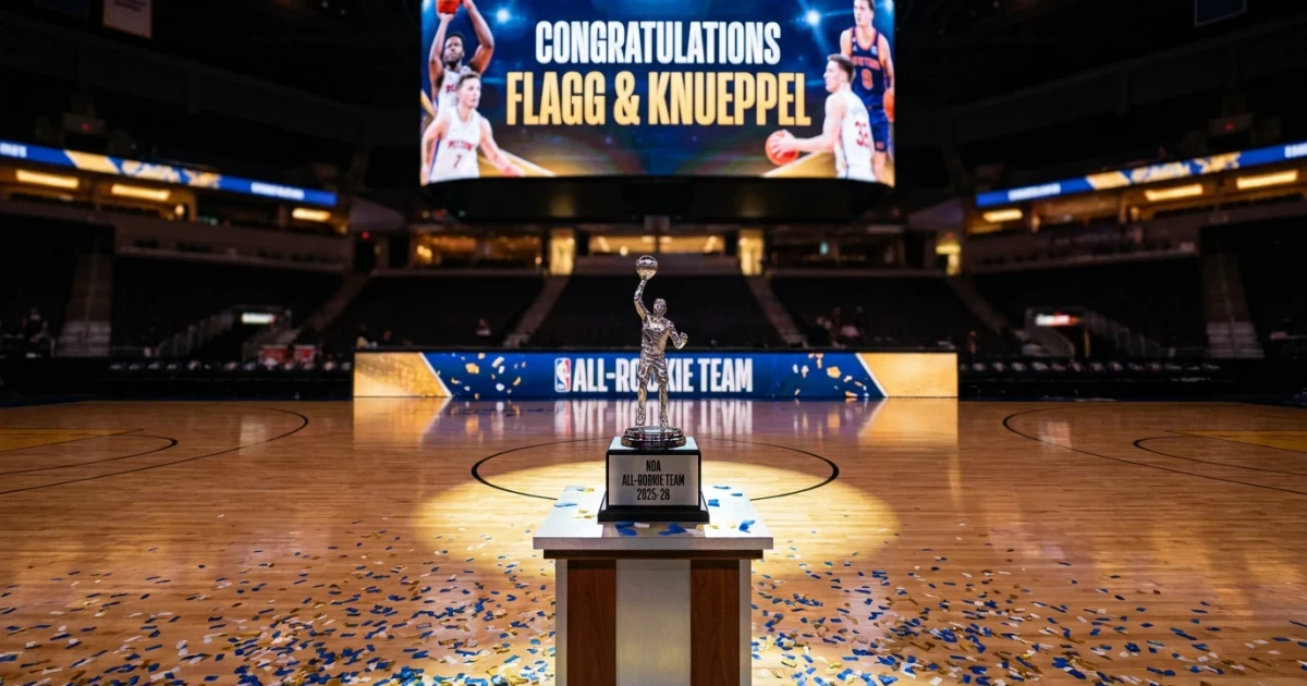 Flagg and Knueppel Top NBA All-Rookie Team 2026