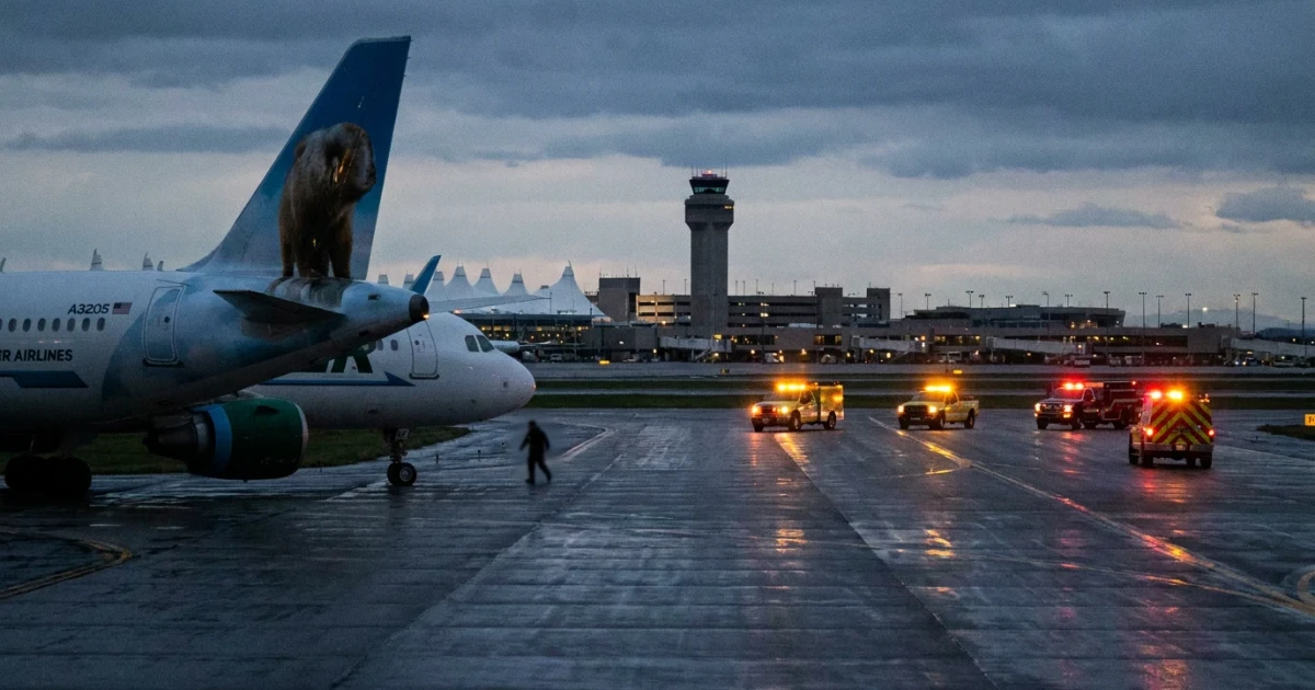 Frontier Jet Hits Pedestrian on Denver Runway