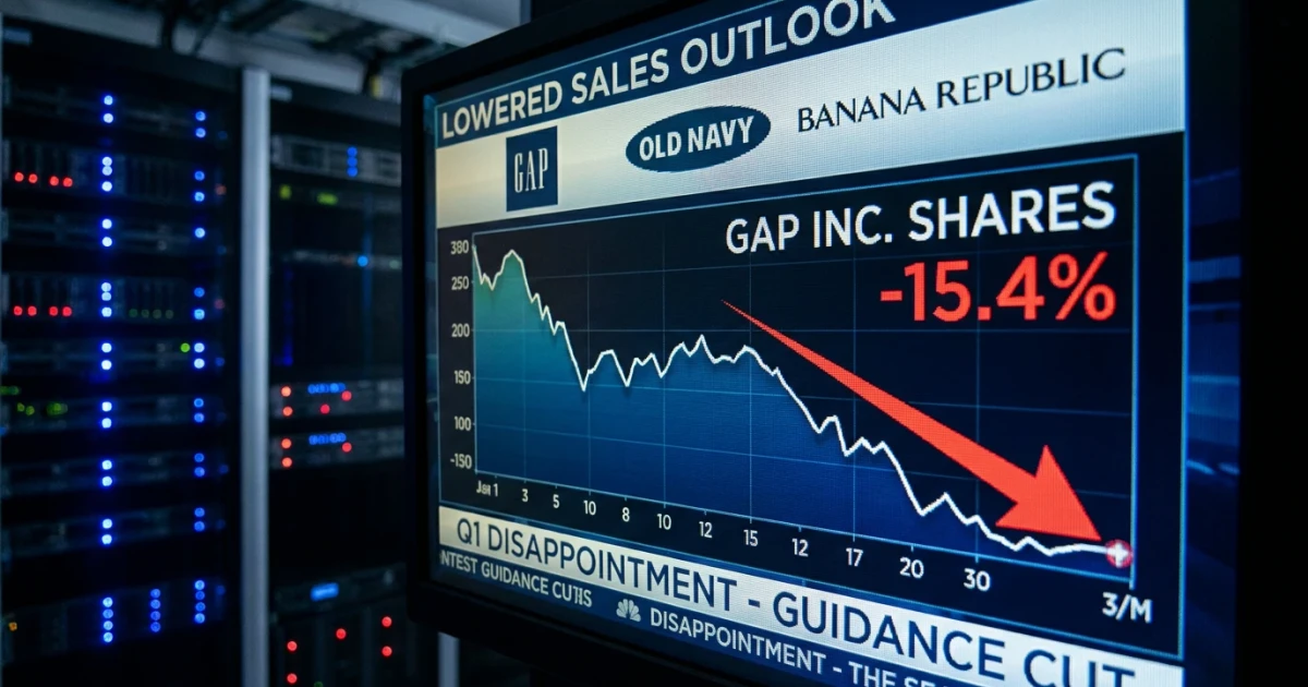 Gap Inc. Shares Drop as Sales Guidance Cut