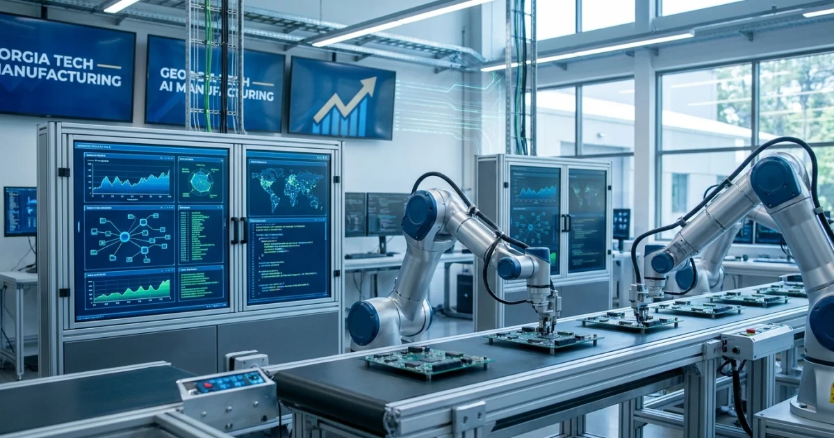Georgia Tech Launches AI Manufacturing Testbed Facility