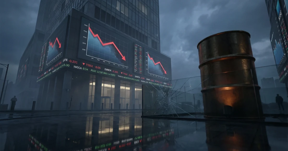 Markets Drop, Brent Oil Surges as War Raises Investor Fears