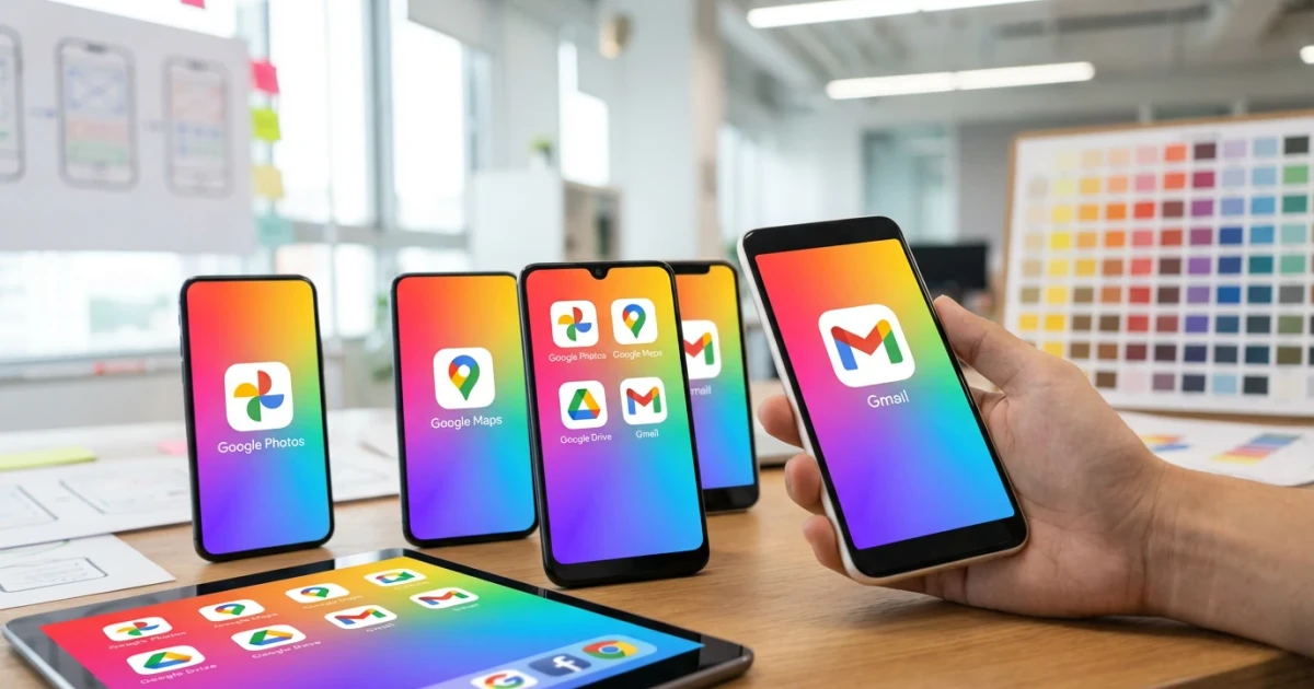 Google Expands Gradient Icon Design to More Apps