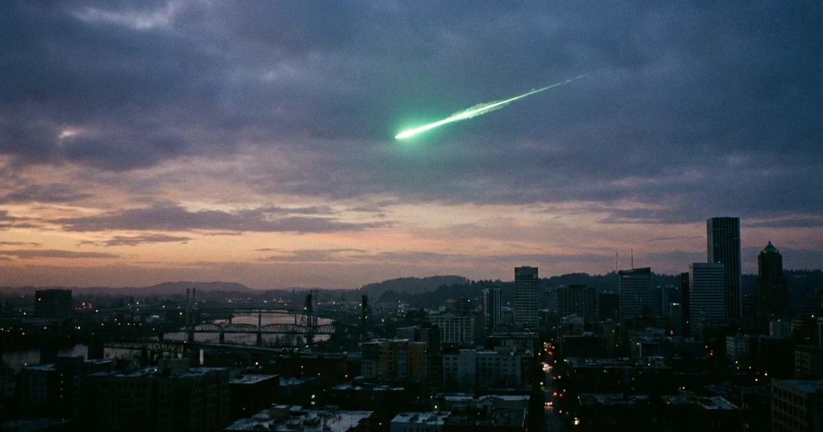 Bright Green Fireball Captivates Portland Residents