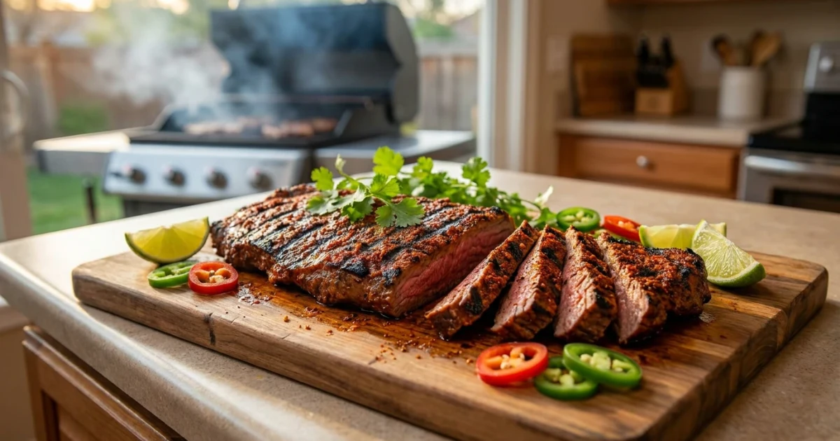 Grilled Southwestern Skirt Steak Recipe and Nutrition