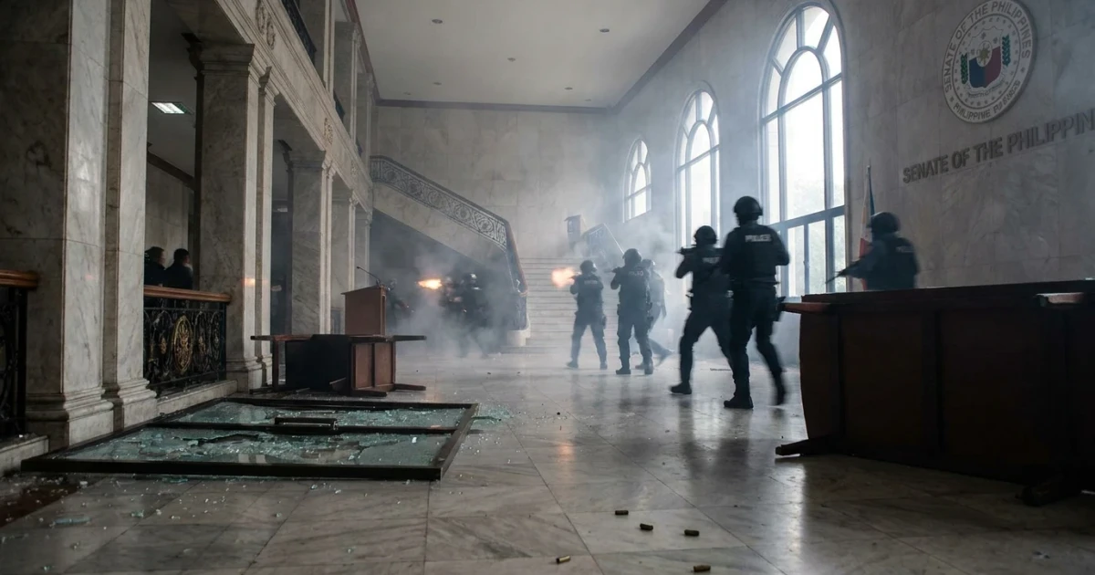 Gunfire in Philippine Senate as Police Seek Dela Rosa