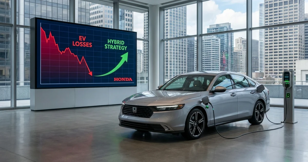 Honda Focuses on Hybrids After $9 Billion EV Loss