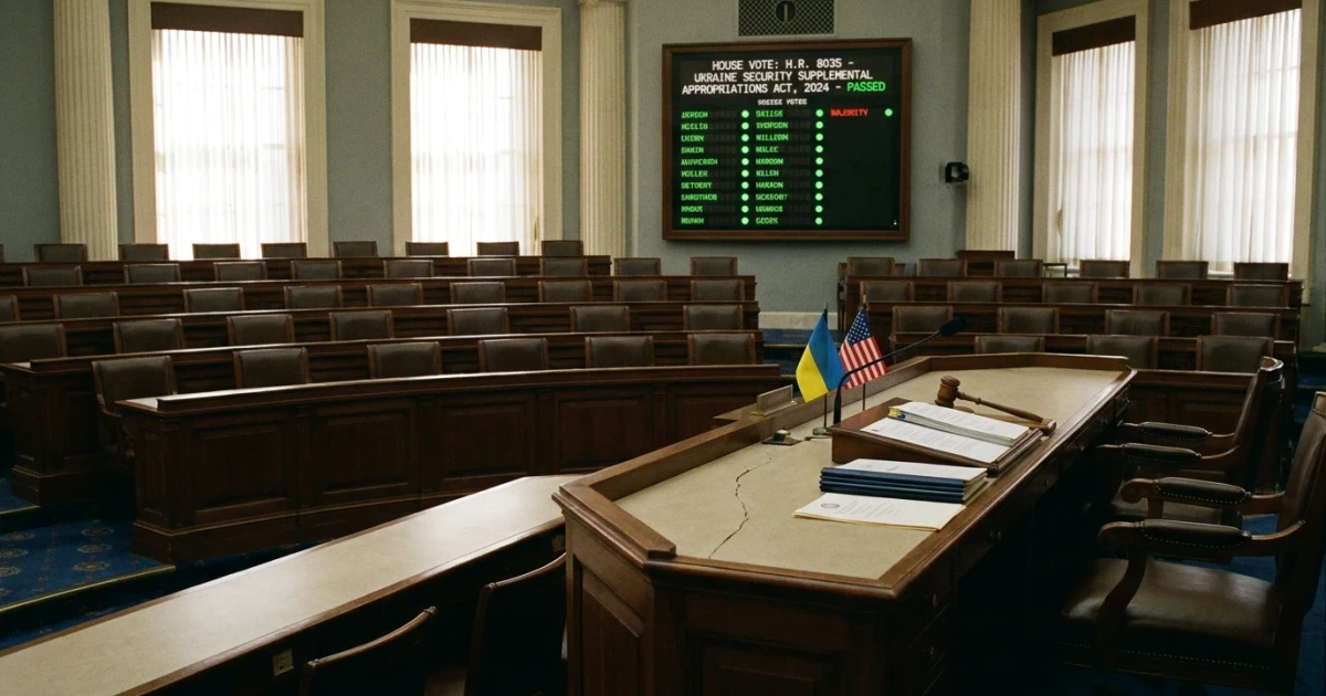 House Passes Ukraine Aid Bill Over GOP Opposition