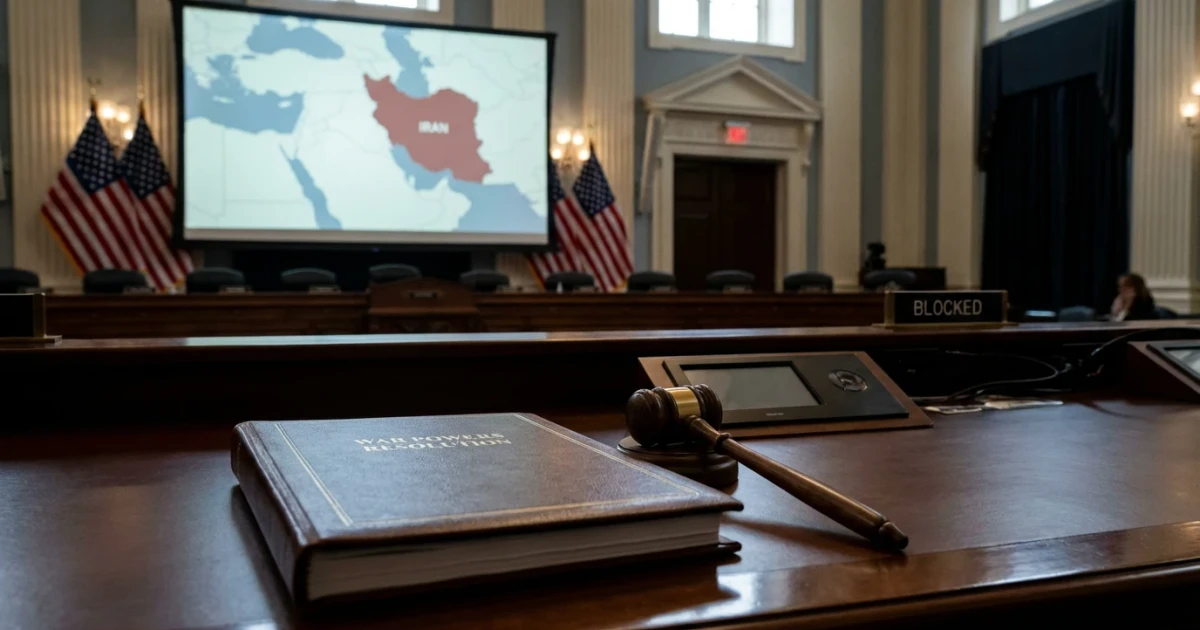 House Blocks Resolution to Limit Trump's Iran War Powers