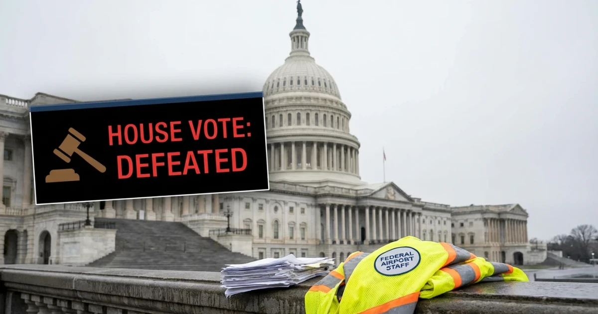 House Blocks Bill to Raise Federal Airport Worker Pay