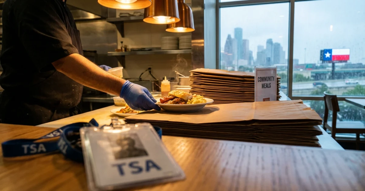 Houston Restaurants Aid Unpaid TSA Agents During Shutdown