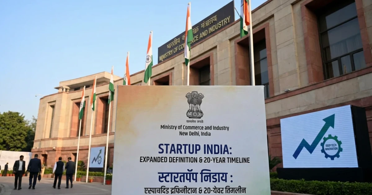 India Expands Startup Definition, Doubles Deep Tech Timeline