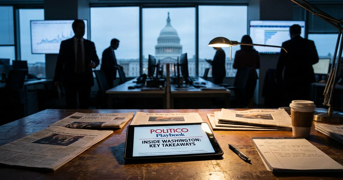 Politico Playbook Analysis: Key Insights from Washington