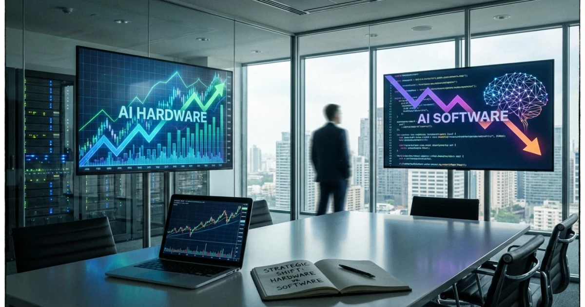 AI Trade Splits: How Investors Can Navigate Hardware vs Software