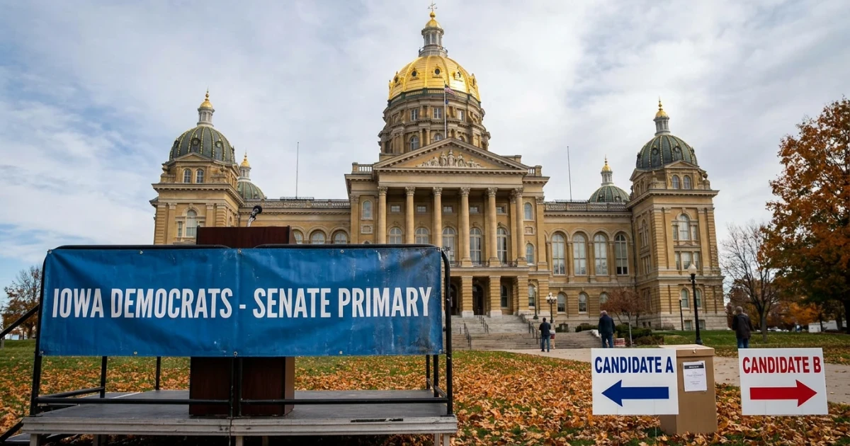 Iowa Democrats Face Tight Senate Primary in Key Race