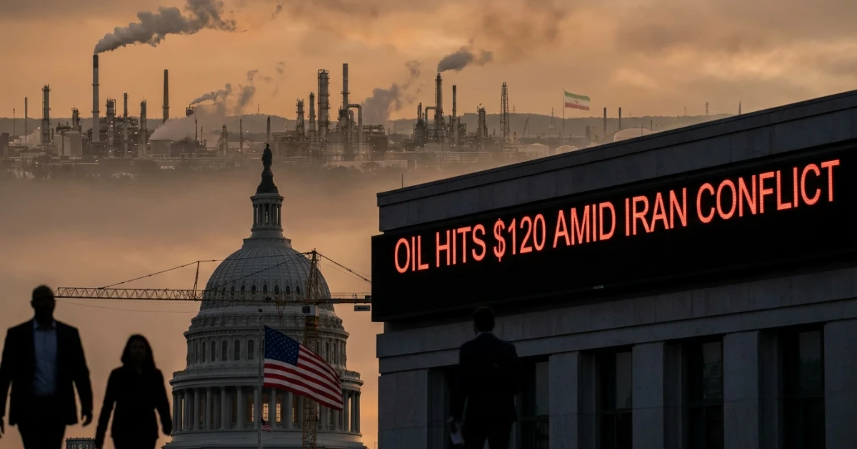 Iran War Sends Oil Prices Above $120, Four-Year High