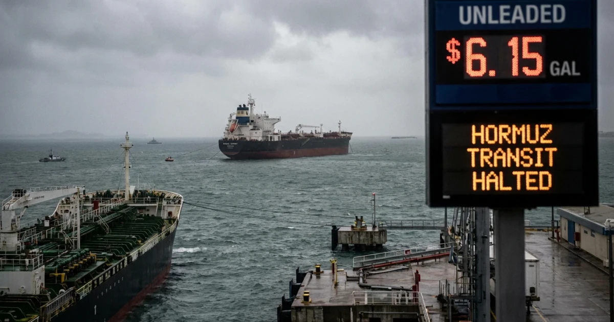 Iran Conflict Disrupts Hormuz Oil, U.S. Gas Prices Surge