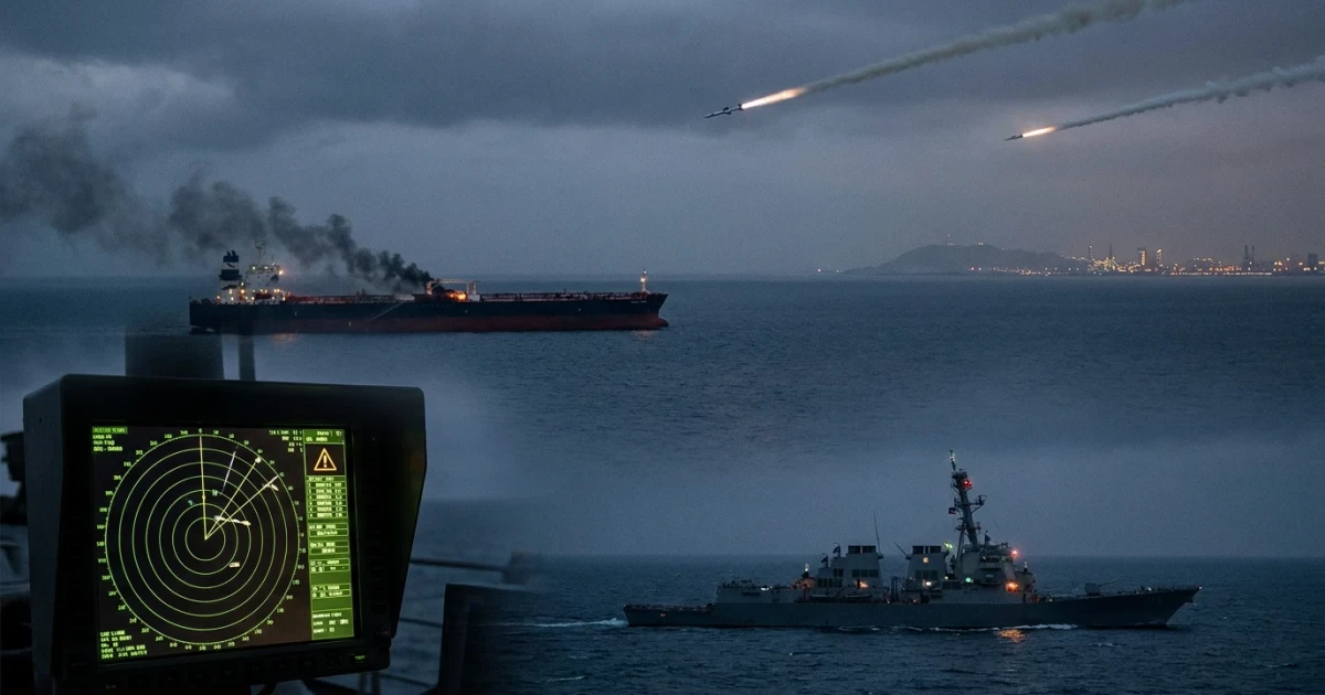 Iran Fires Missiles at UAE, Drones Strike Tanker in Strait of Hormuz