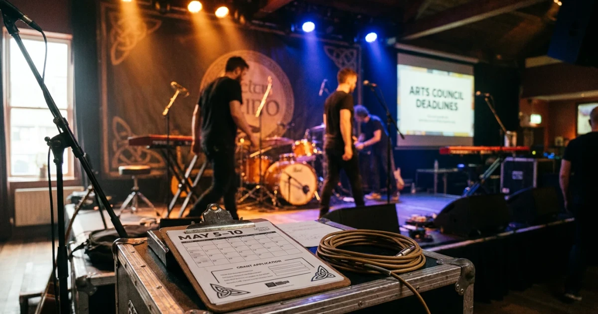 Ireland Music Events: Concerts and Arts Funding Deadlines This Week
