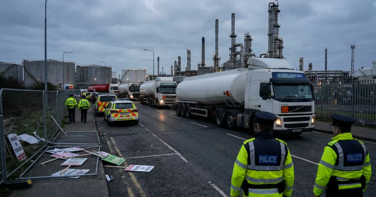 Irish Police Restore Access to Refinery After Fuel Protest