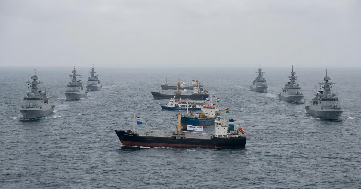 Israeli Naval Forces Encircle Gaza Aid Flotilla