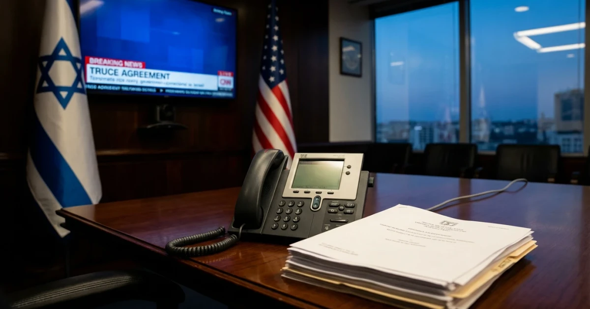 Israeli PM Agreed to Truce After Trump's Request