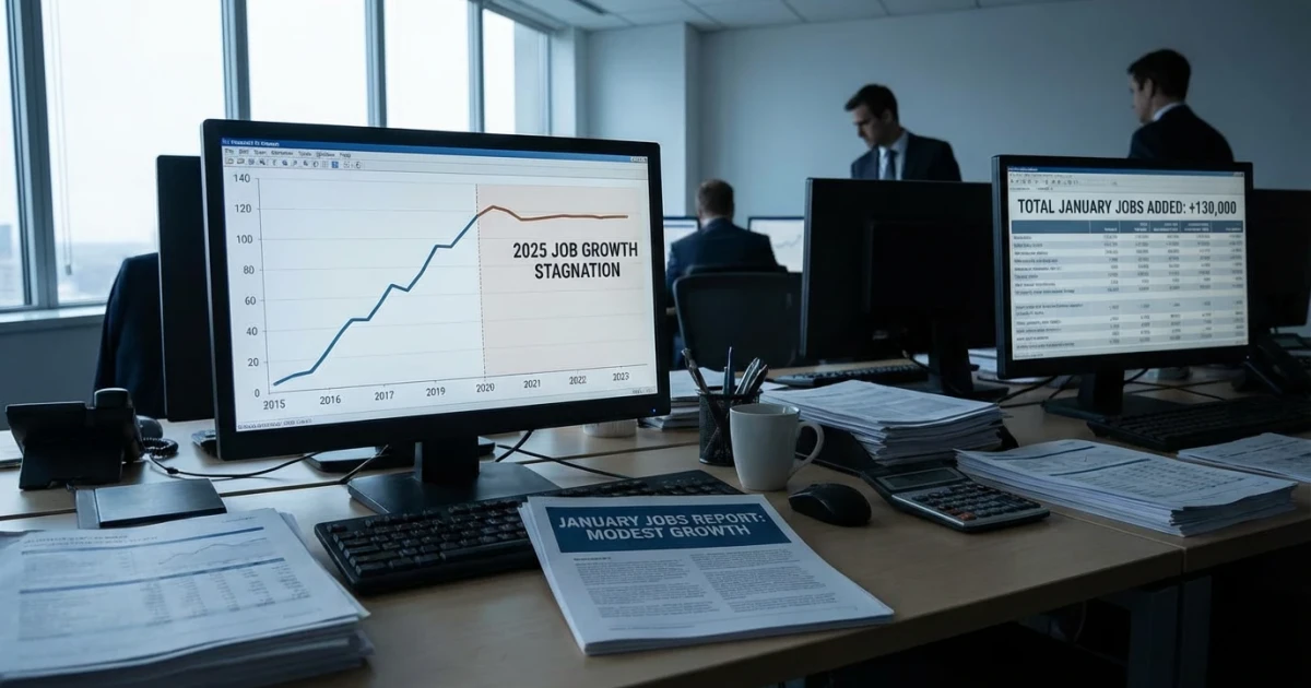 January Jobs Report: U.S. Adds 130,000 but 2025 Stalls
