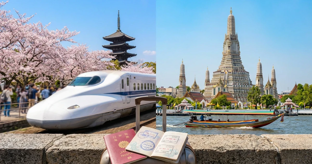 Japan and Thailand Travel Demand Surges as Asia Leads 2026 Trends