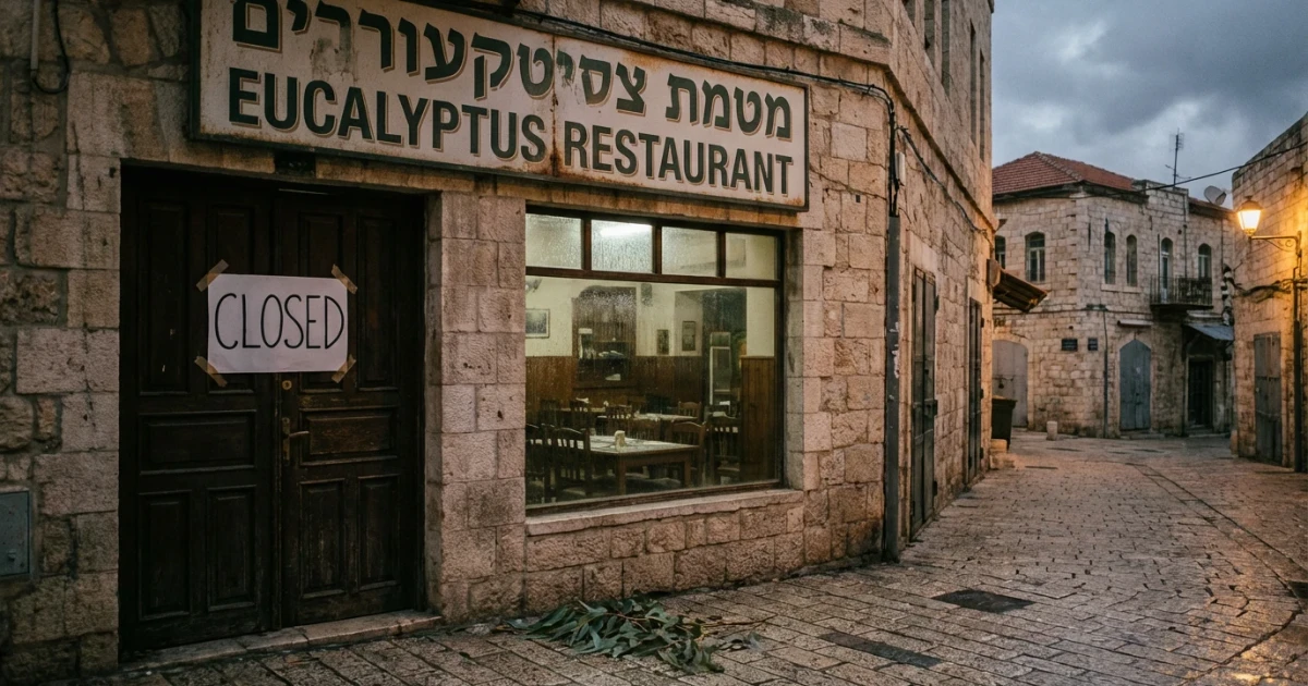Eucalyptus Restaurant in Jerusalem to Close After Decades