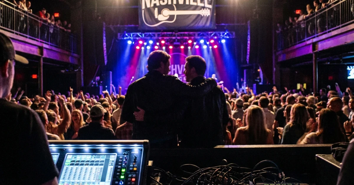 Jessi Draper, Marciano Brunette Spotted at Nashville Concert