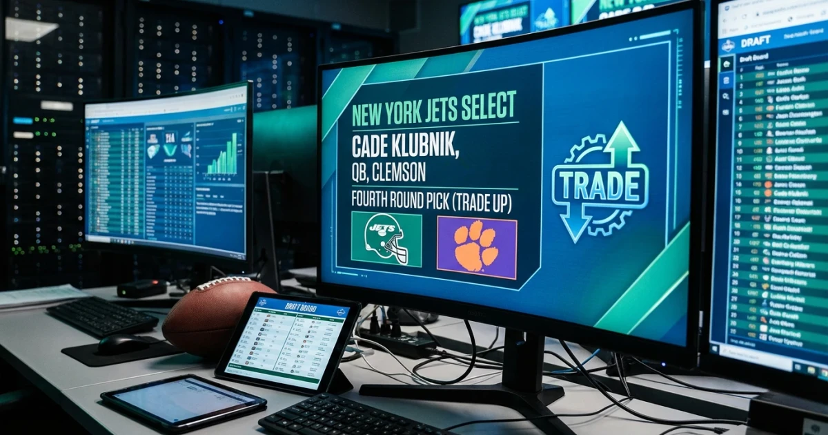 Jets Trade Up for Clemson QB Cade Klubnik in NFL Draft